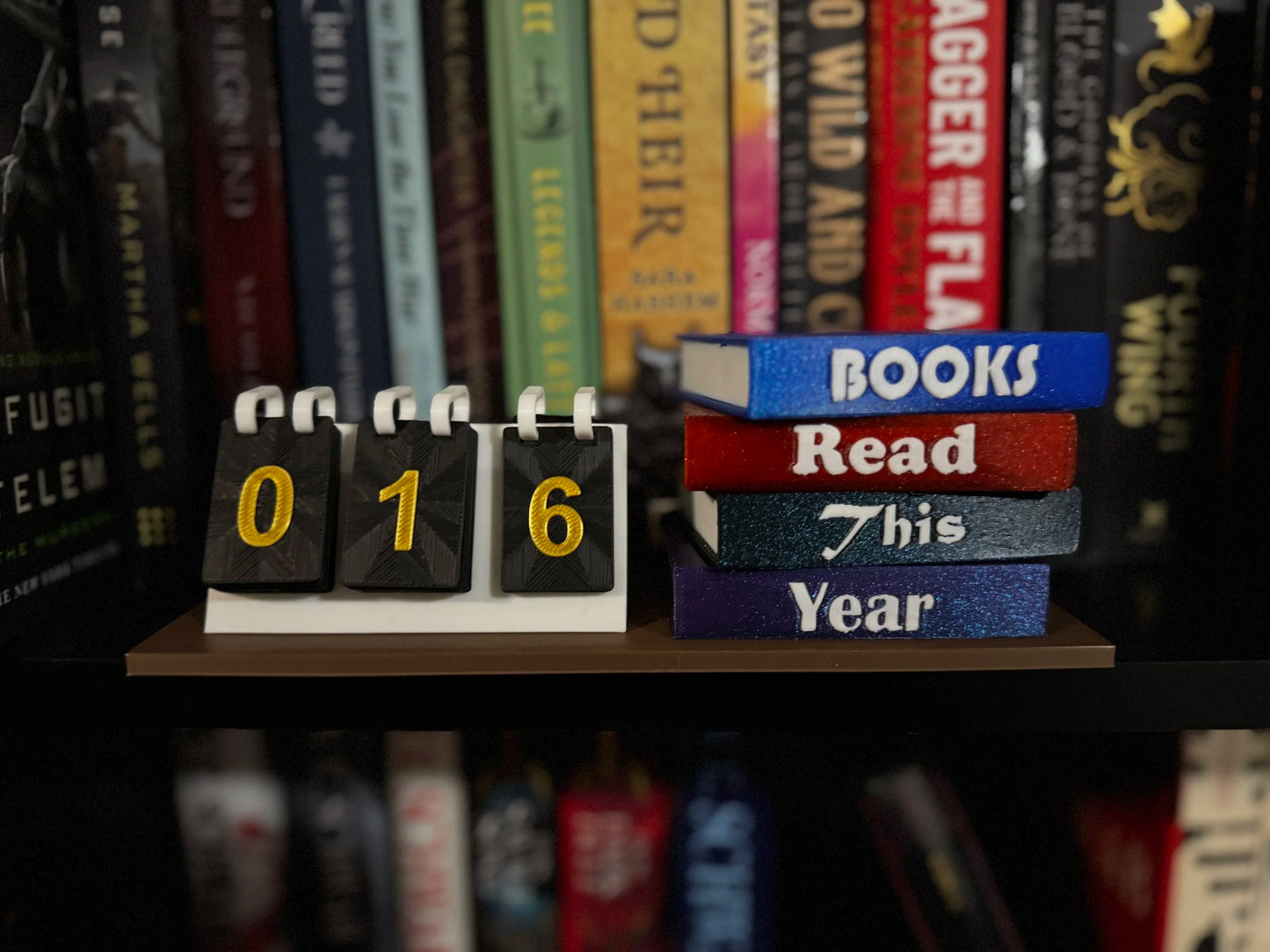 Flipping Out over Flipping Pages - Books Read Flip Counter