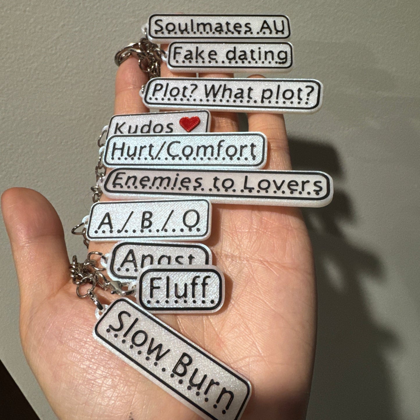 AO3 Tags Keychain
