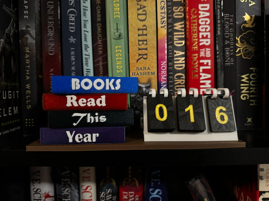 Flipping Out over Flipping Pages - Books Read Flip Counter