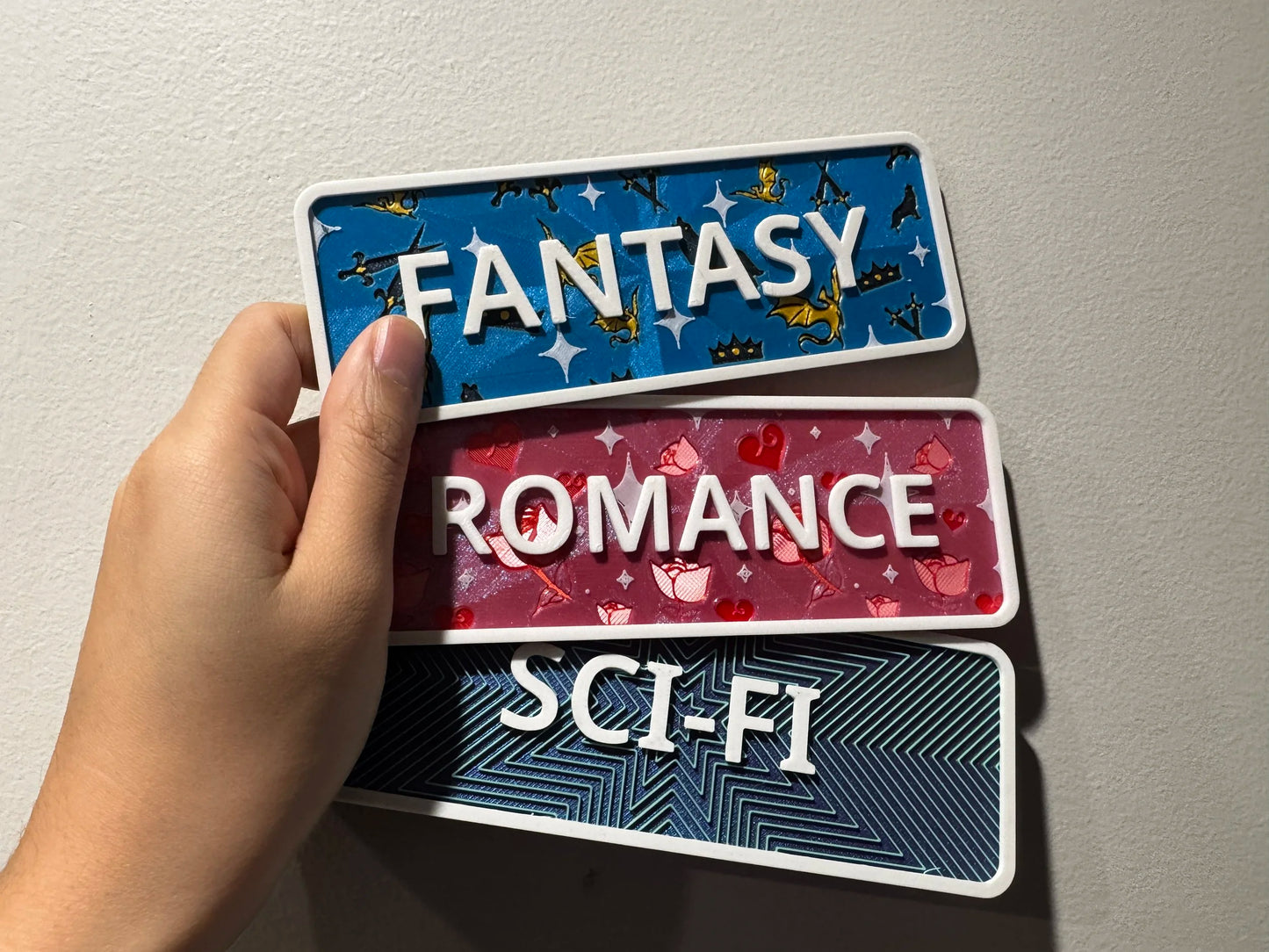 LUXE Edition Bookshelf Signage