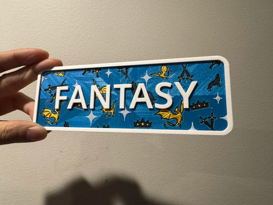 LUXE Edition Bookshelf Signage