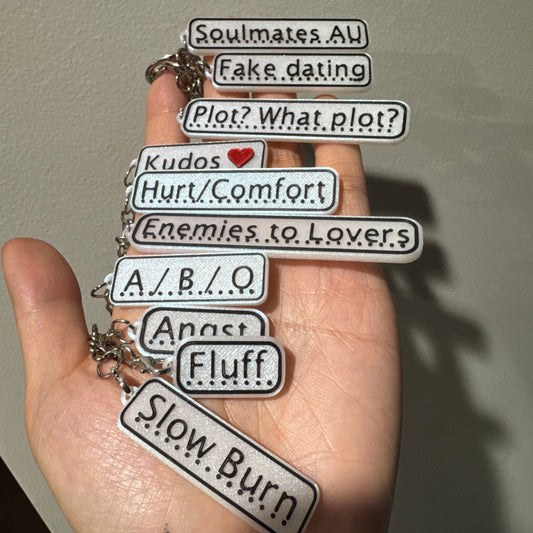 AO3 Tags Keychain